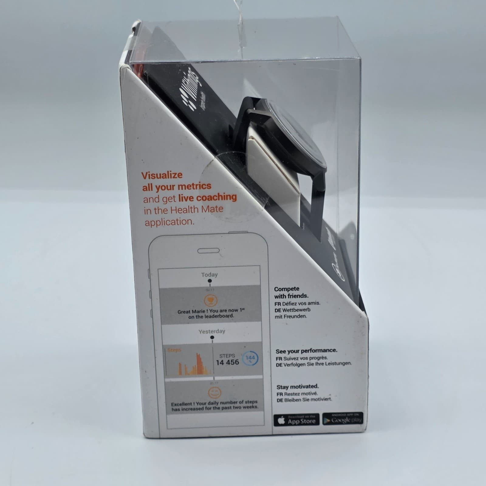 Withings Track Activity & Sleep HWA01 Shark Grey Activite Pop - Thumbnail 5