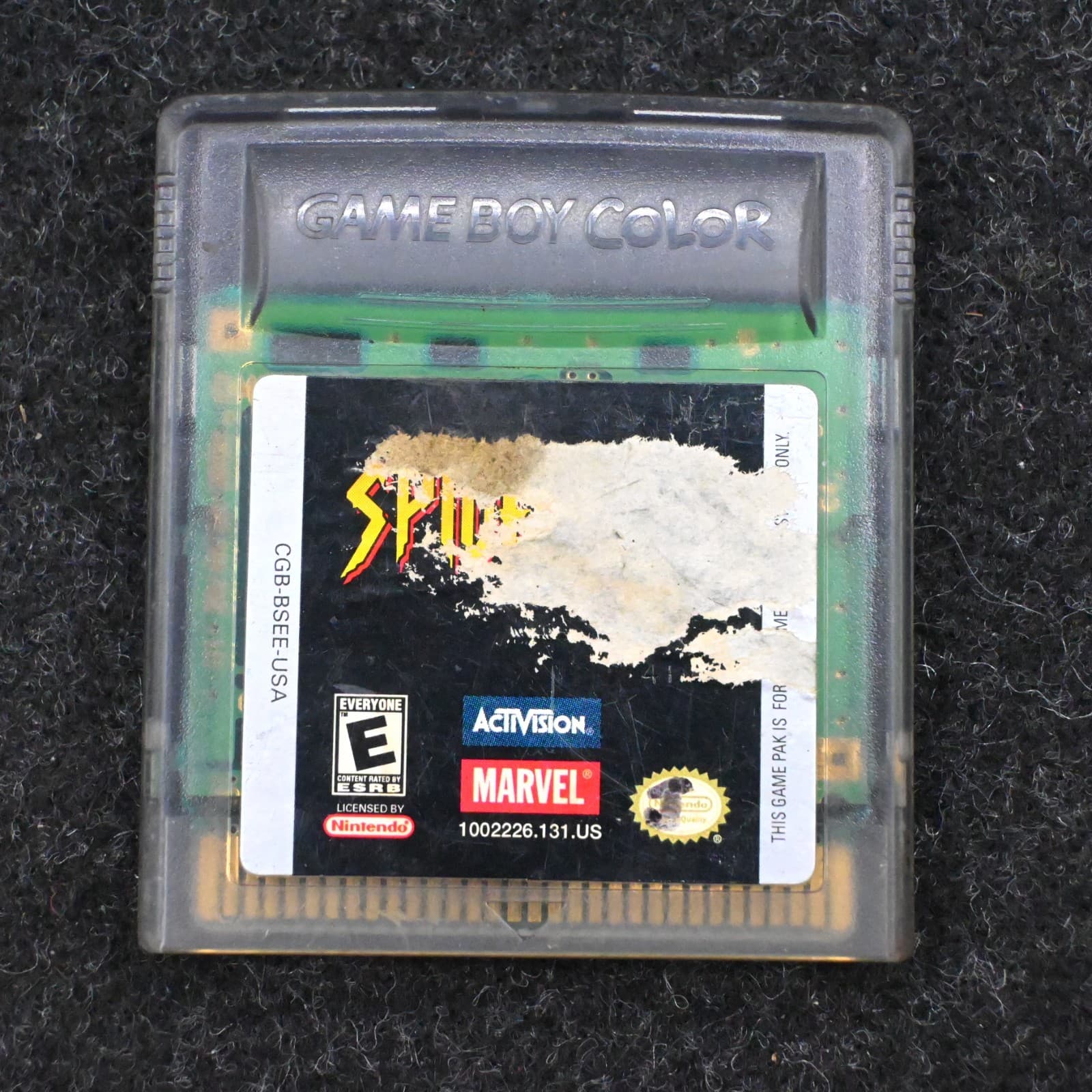 Spider-Man Nintendo Game Boy Color GBC 2000 Cartridge ONLY - Tested - Working