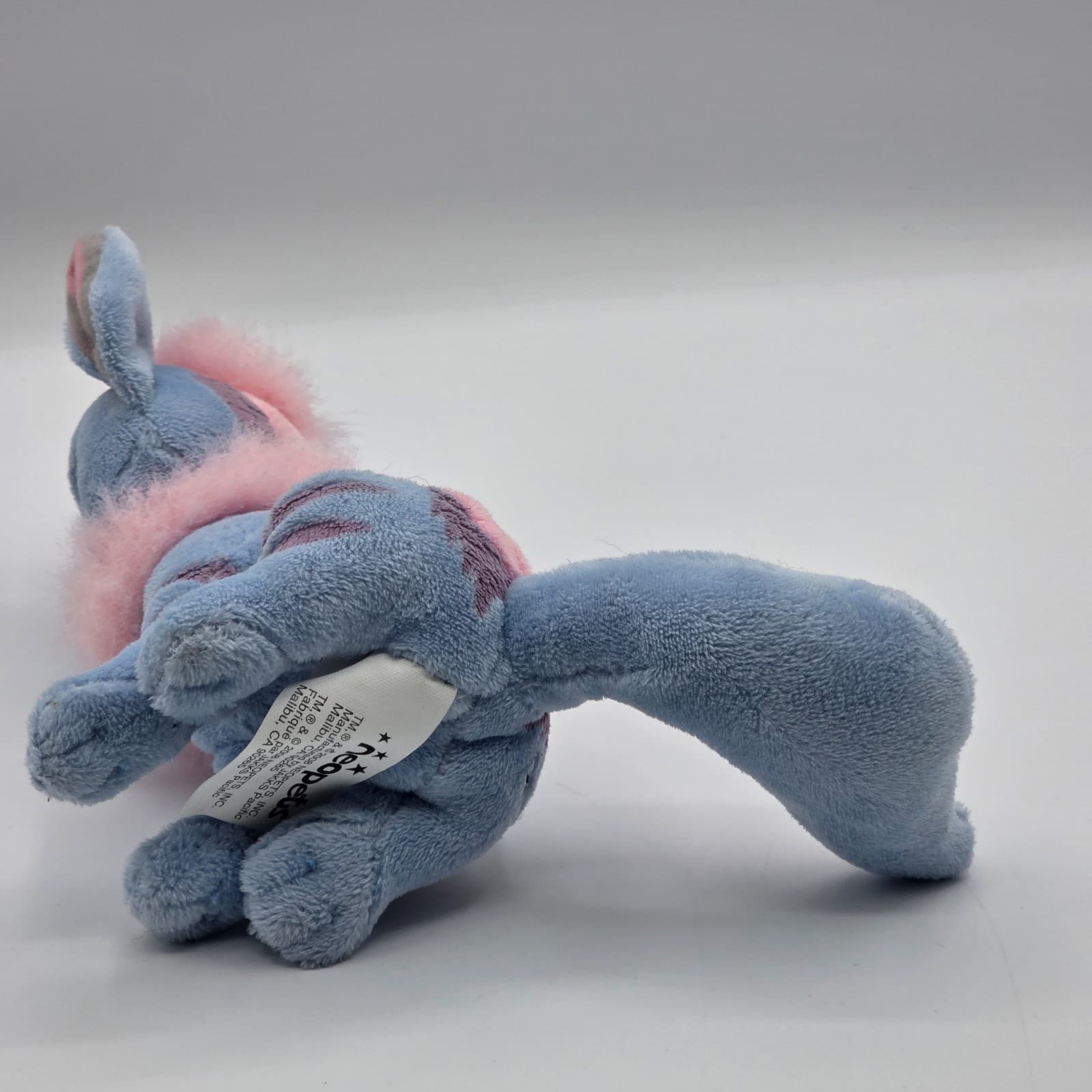 Rare Neopets Striped Xweetok Plush Stuffed Animal Blue and Pink 5” No Code - Thumbnail 5