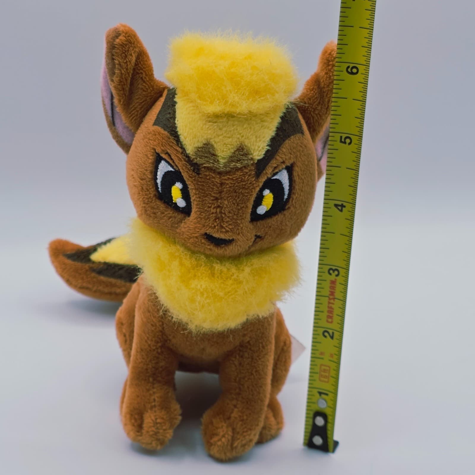 Vintage Neopets : Keyquest Brown Yellow Xweetok Plush 6" Stuffed Toy 2008 - Thumbnail 2