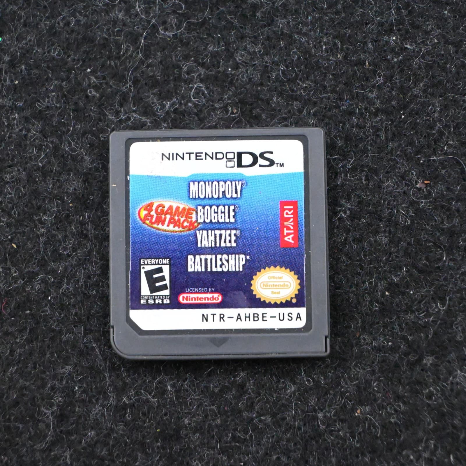 Monopoly / Boggle / Yahtzee / Battleship (Nintendo DS) Lite DSi XL 3DS 2DS Game