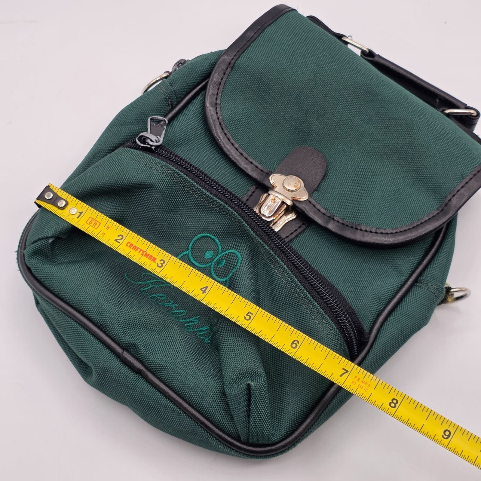 Sanrio Kerokerokeroppi Keroppi Bag Backpack Tote Vintage 90s Japan Missing Strap - Thumbnail 4