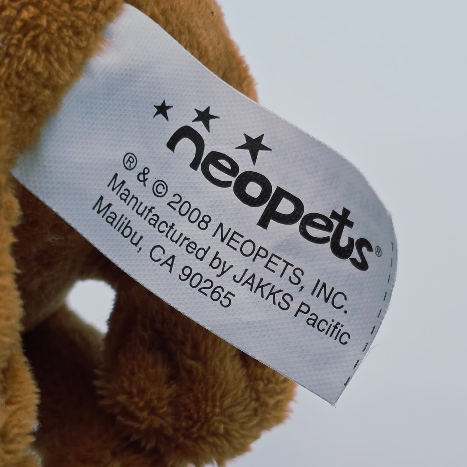 Vintage Neopets : Keyquest Brown Yellow Xweetok Plush 6" Stuffed Toy 2008 - Thumbnail 8