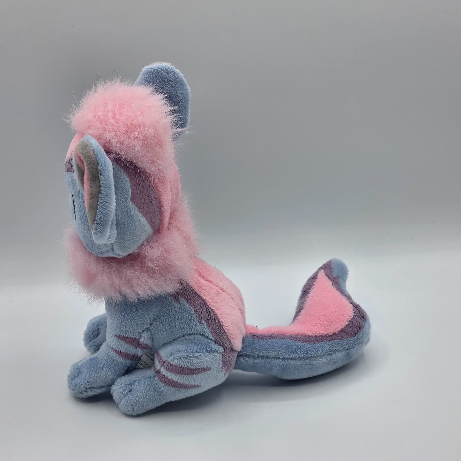 Rare Neopets Striped Xweetok Plush Stuffed Animal Blue and Pink 5” No Code - Thumbnail 6