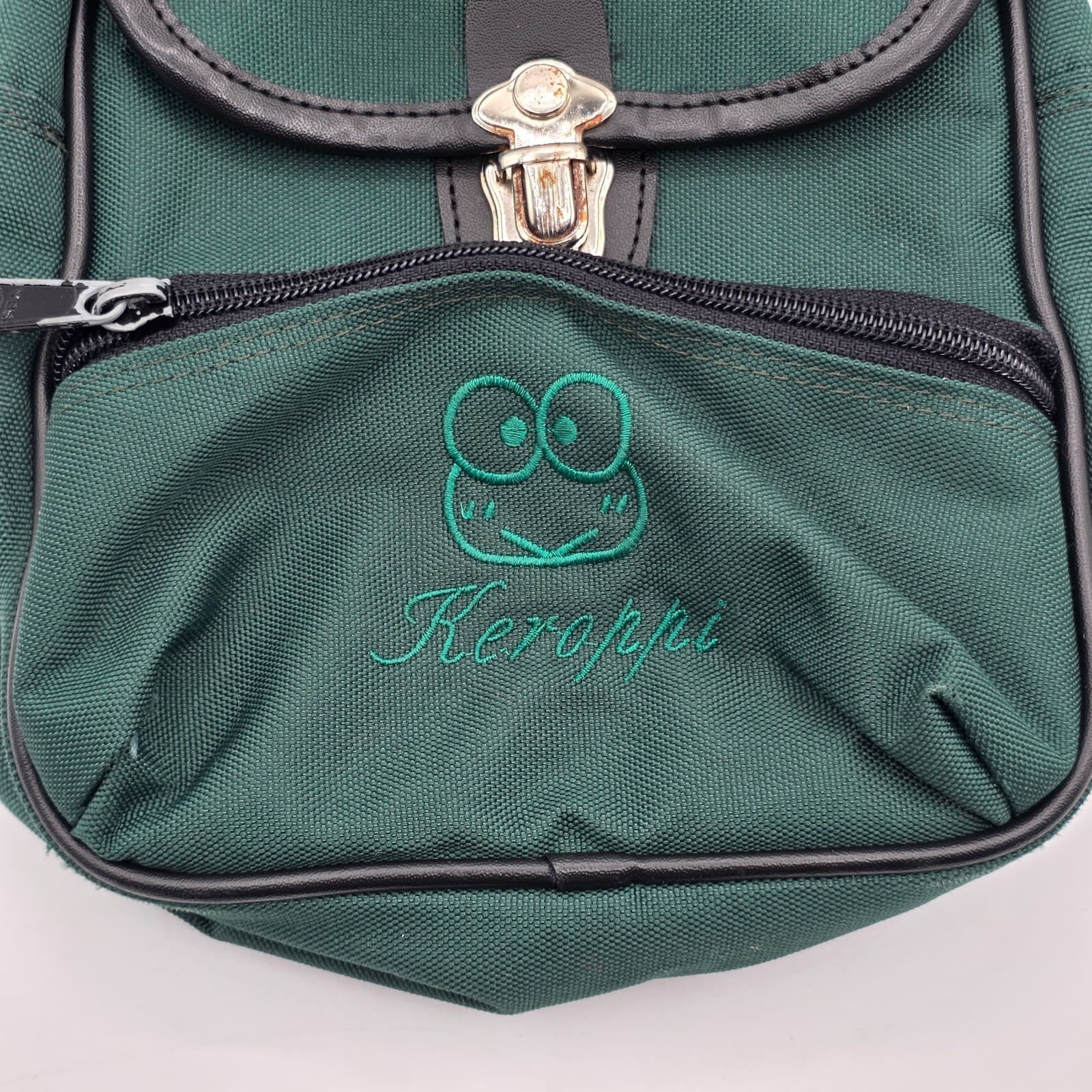 Sanrio Kerokerokeroppi Keroppi Bag Backpack Tote Vintage 90s Japan Missing Strap - Thumbnail 2