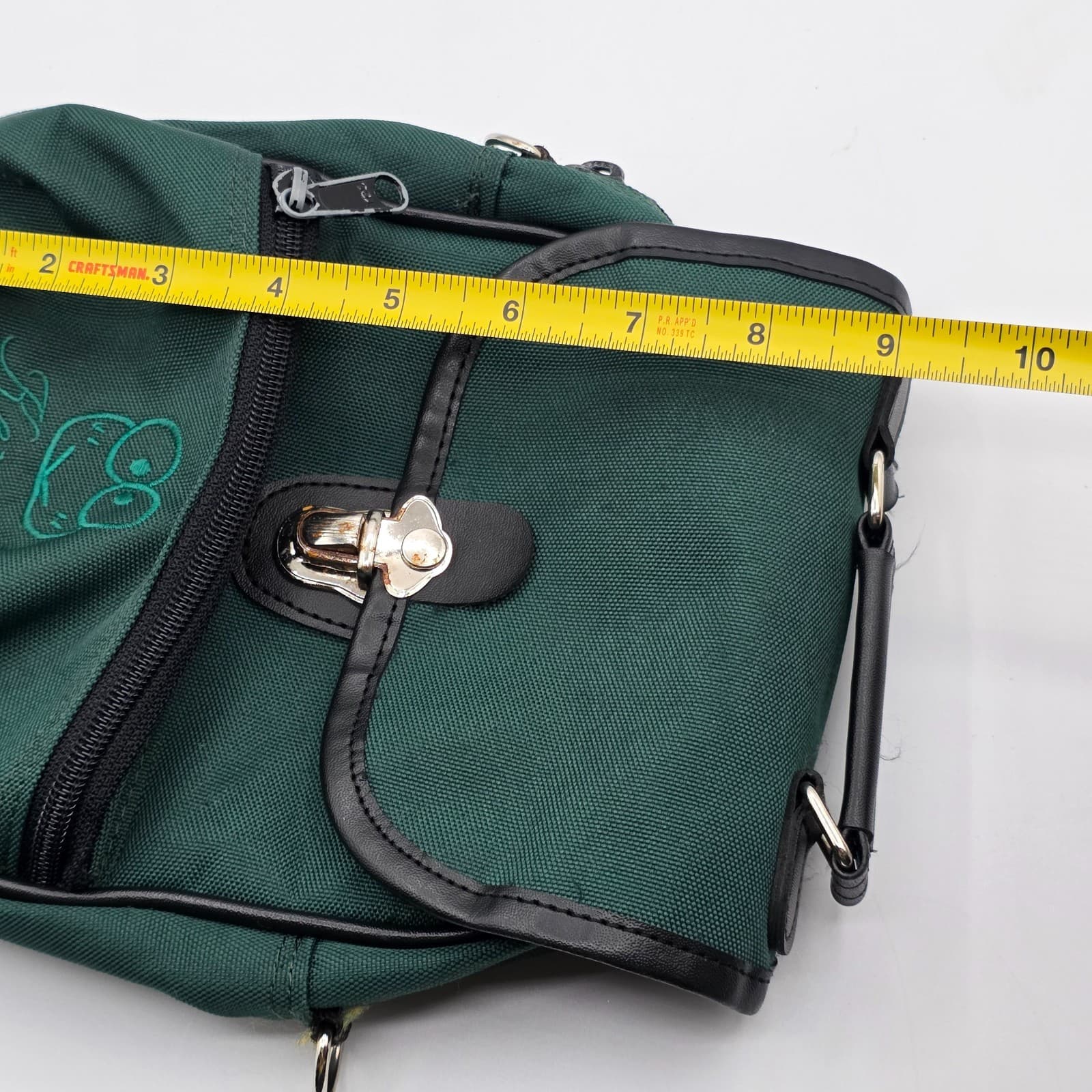 Sanrio Kerokerokeroppi Keroppi Bag Backpack Tote Vintage 90s Japan Missing Strap - Thumbnail 5