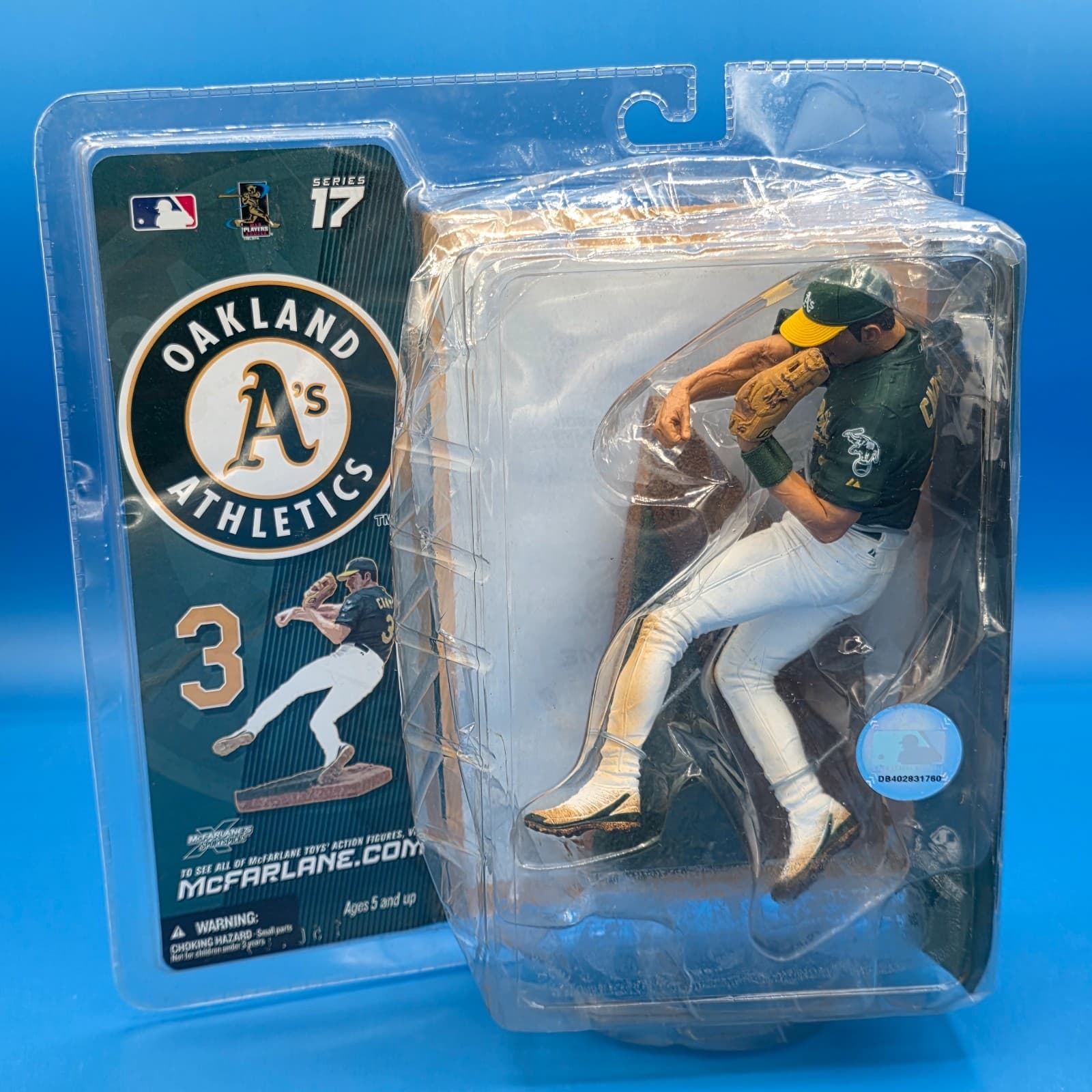 McFarlane Series 17 Eric Chavez Oakland A’s Green Variant Figure Discontinued