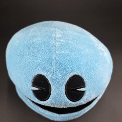 Pac Man Battle Royale Plush 7” 2018 Stuffed Gaming Character Blue - Thumbnail 2