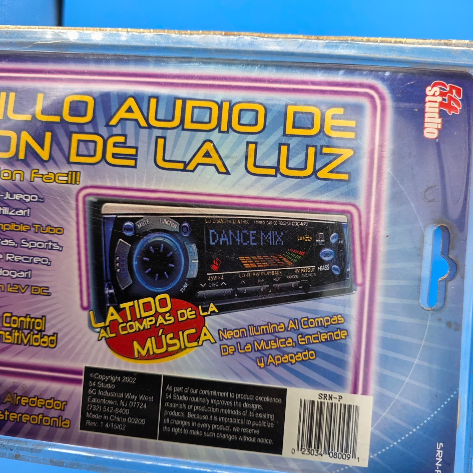 VTG 2002 Neon Audio Panel Light Ring - Sealed in Original Packaging - Thumbnail 6
