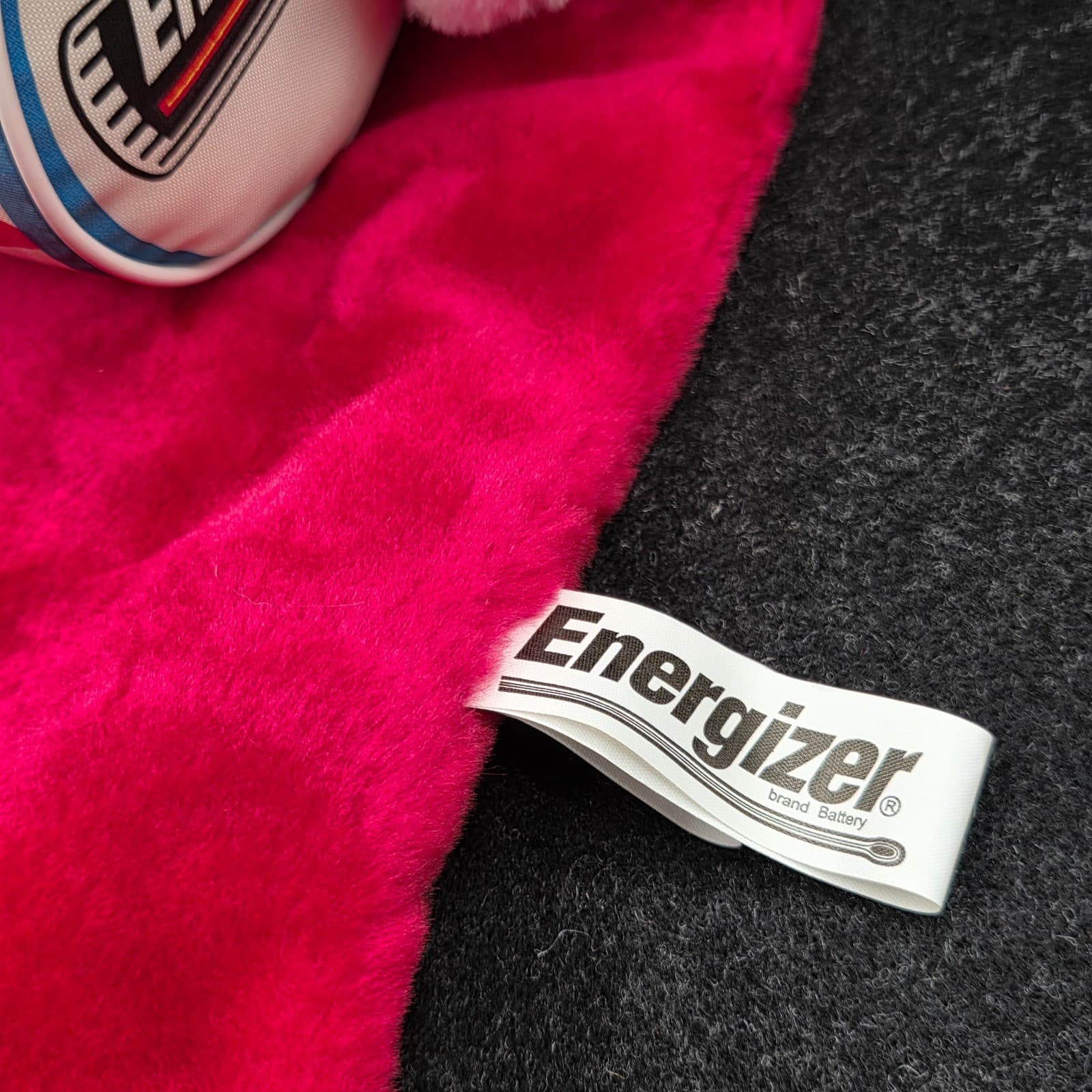 Energizer Battery Plus 1993 Christmas Bunny Stocking Large 25" Playing the Drum - Thumbnail 3