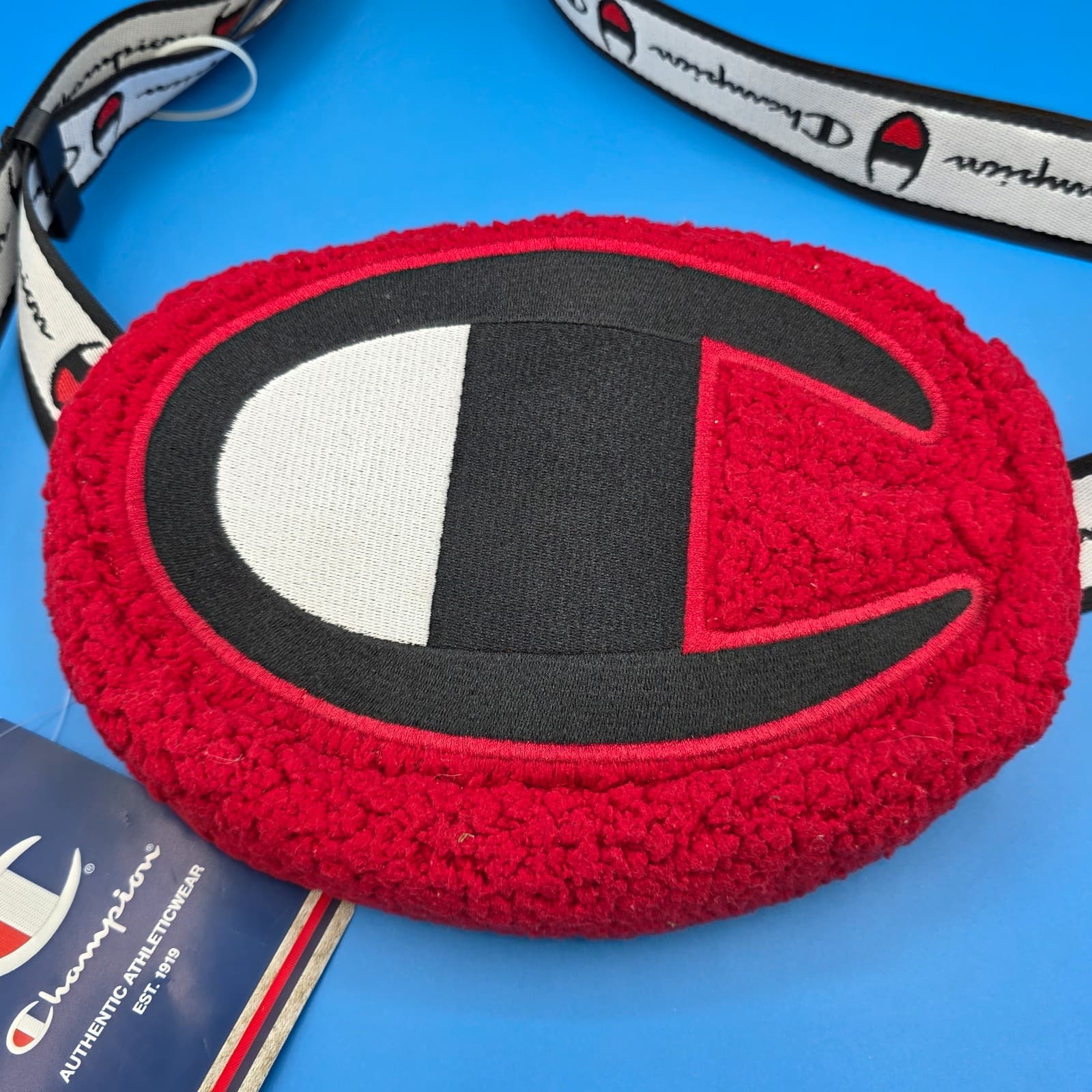 Champion Sherpa Prime Medium Waist Pack With Logo RED Brand New - Thumbnail 2