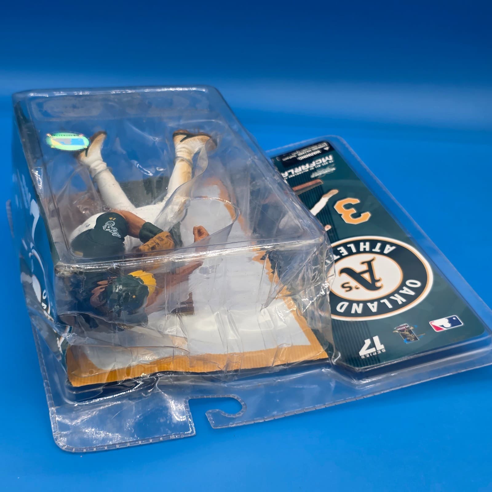 McFarlane Series 17 Eric Chavez Oakland A’s Green Variant Figure Discontinued - Thumbnail 10