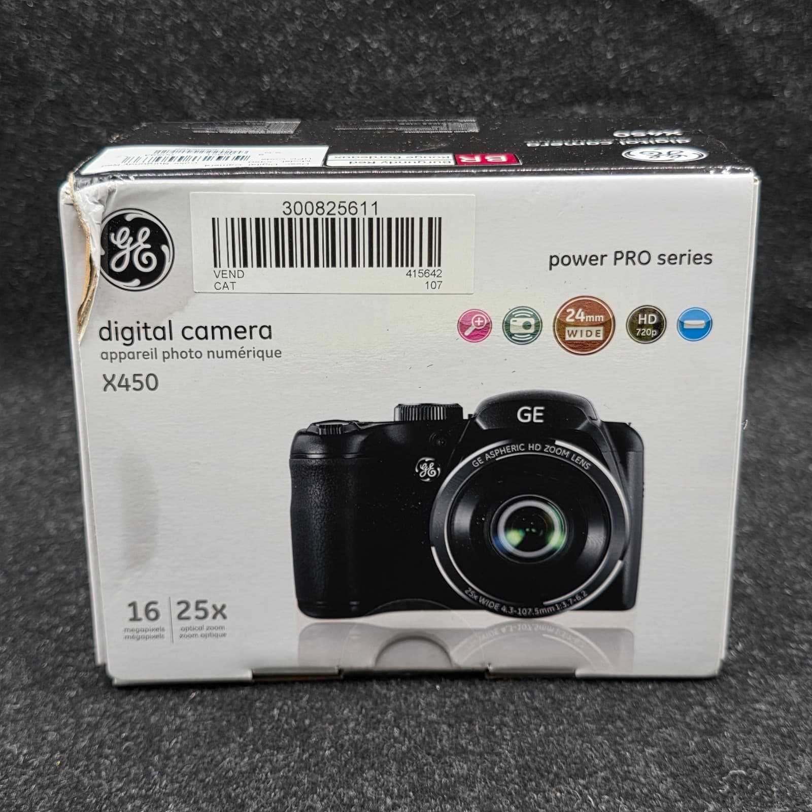 NEW Ge X450 16.0 Megapixel 25x Digital Camera BURGUNDY RED