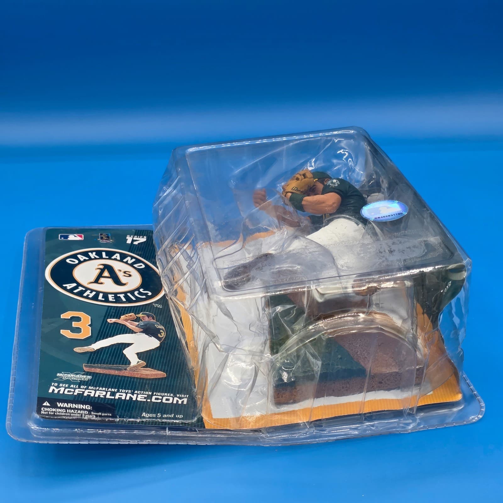 McFarlane Series 17 Eric Chavez Oakland A’s Green Variant Figure Discontinued - Thumbnail 9