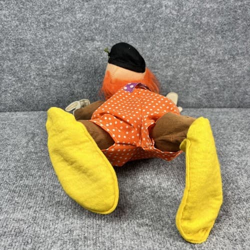 Vintage 1970s Annalee Dolls Mobilitee 18” Laying Down Clown Open Eyes RARE - Thumbnail 5