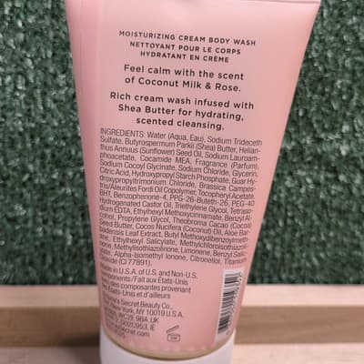 2 VICTORIA'S SECRET COCONUT MILK ROSE CALM CREAM BODY WASH MOISTURIZING 8 Fl OZ - Thumbnail 3