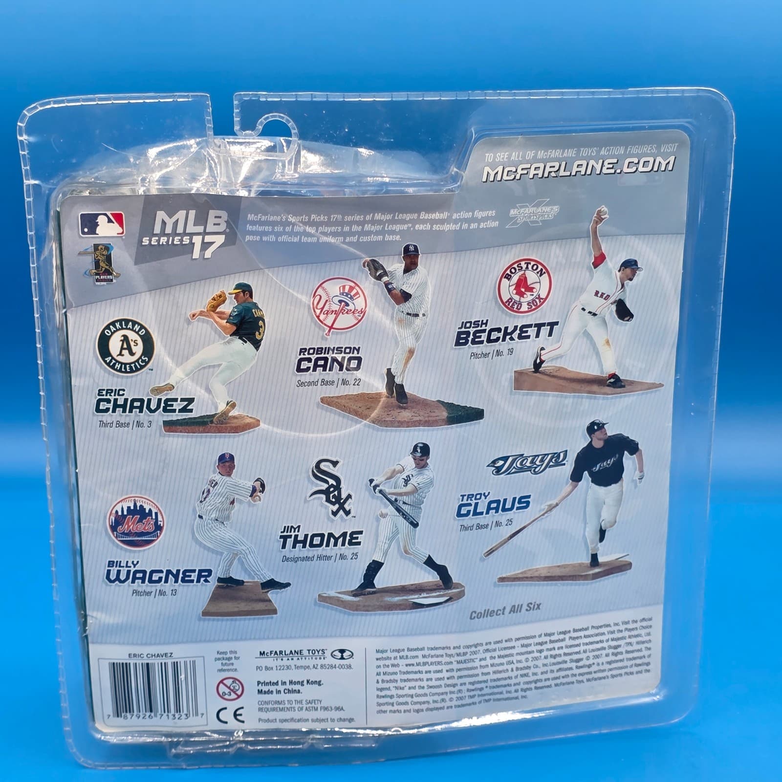 McFarlane Series 17 Eric Chavez Oakland A’s Green Variant Figure Discontinued - Thumbnail 6