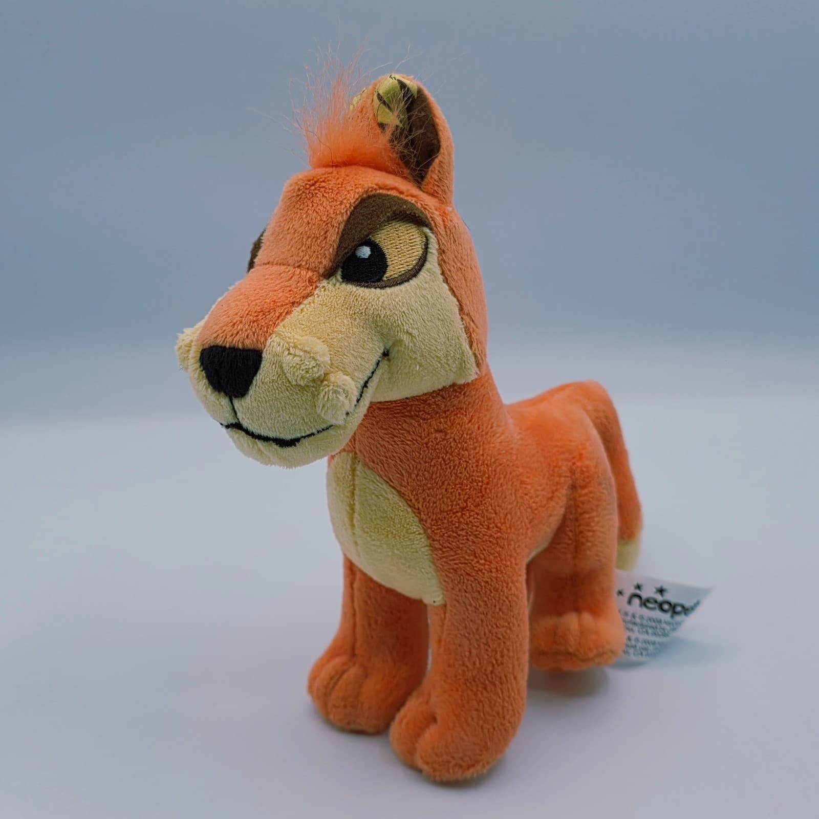 Neopets Orange Lupe Plush 6" Wolf Jakks Pacific Keyquest Series 6 Plushie 2008 - Thumbnail 9