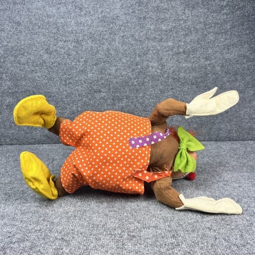Vintage 1970s Annalee Dolls Mobilitee 18” Laying Down Clown Open Eyes RARE - Thumbnail 7
