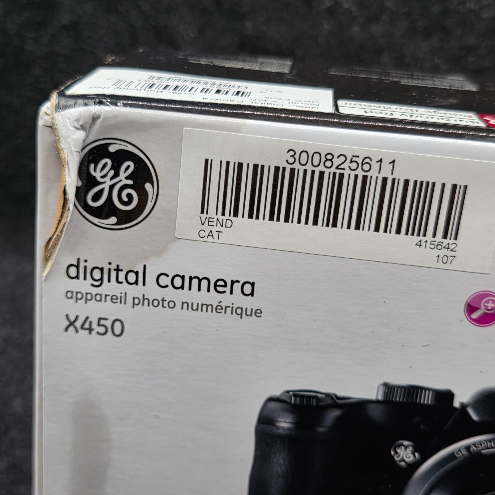 NEW Ge X450 16.0 Megapixel 25x Digital Camera BURGUNDY RED - Thumbnail 2