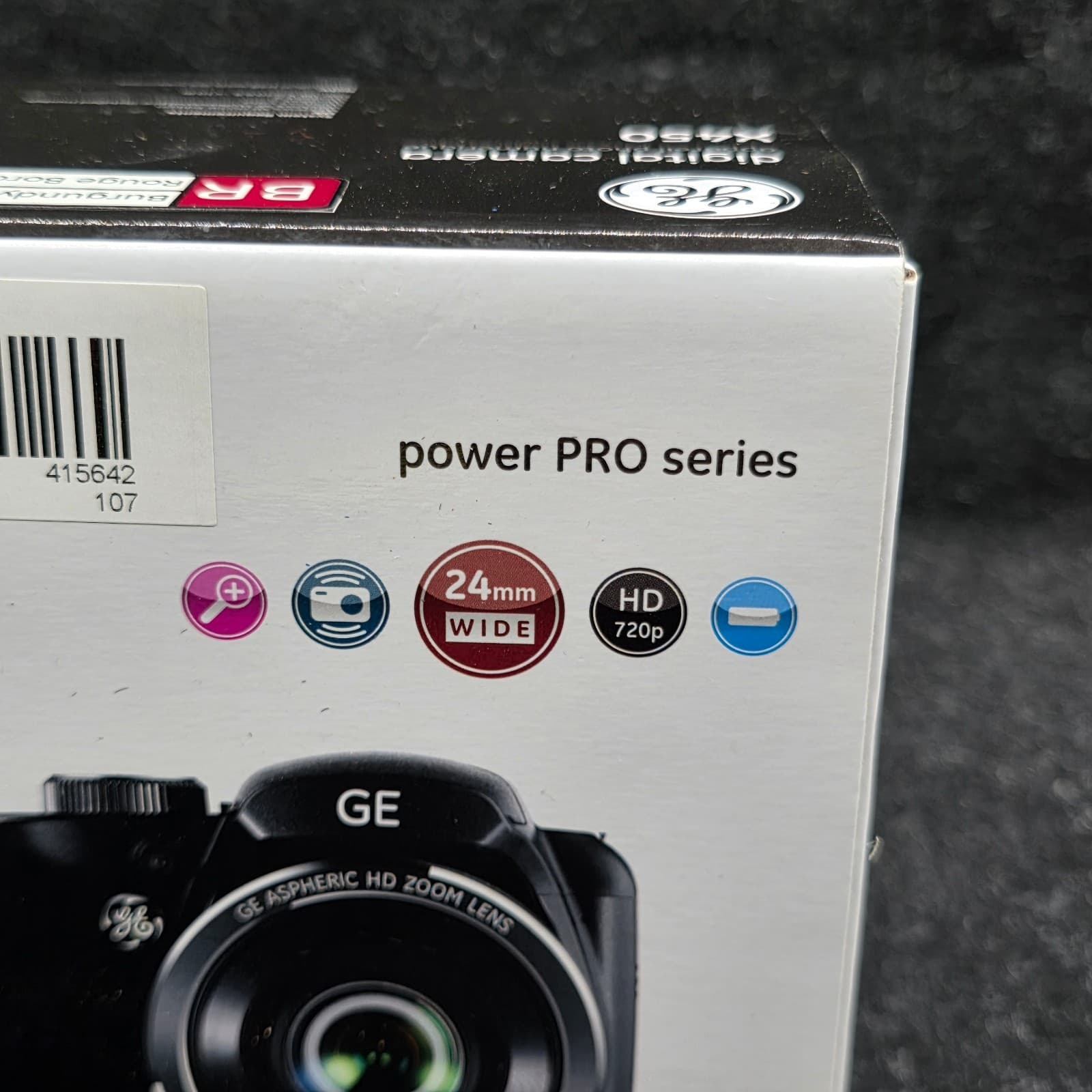 NEW Ge X450 16.0 Megapixel 25x Digital Camera BURGUNDY RED - Thumbnail 3