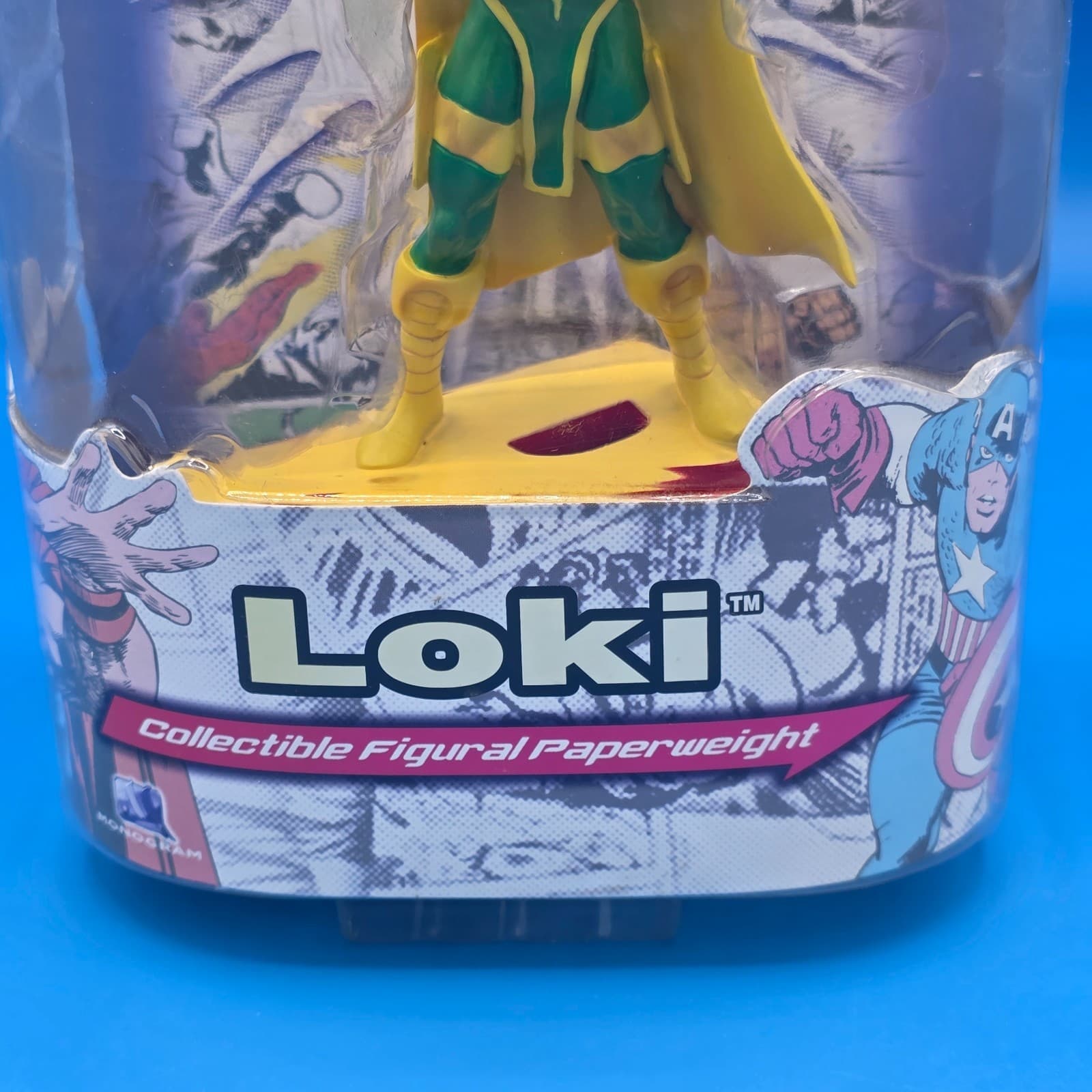 NEW MARVEL AVENGERS LOKI RESIN PAPERWEIGHT FIGURAL STATUE FIGURE SERIES 1 - Thumbnail 2