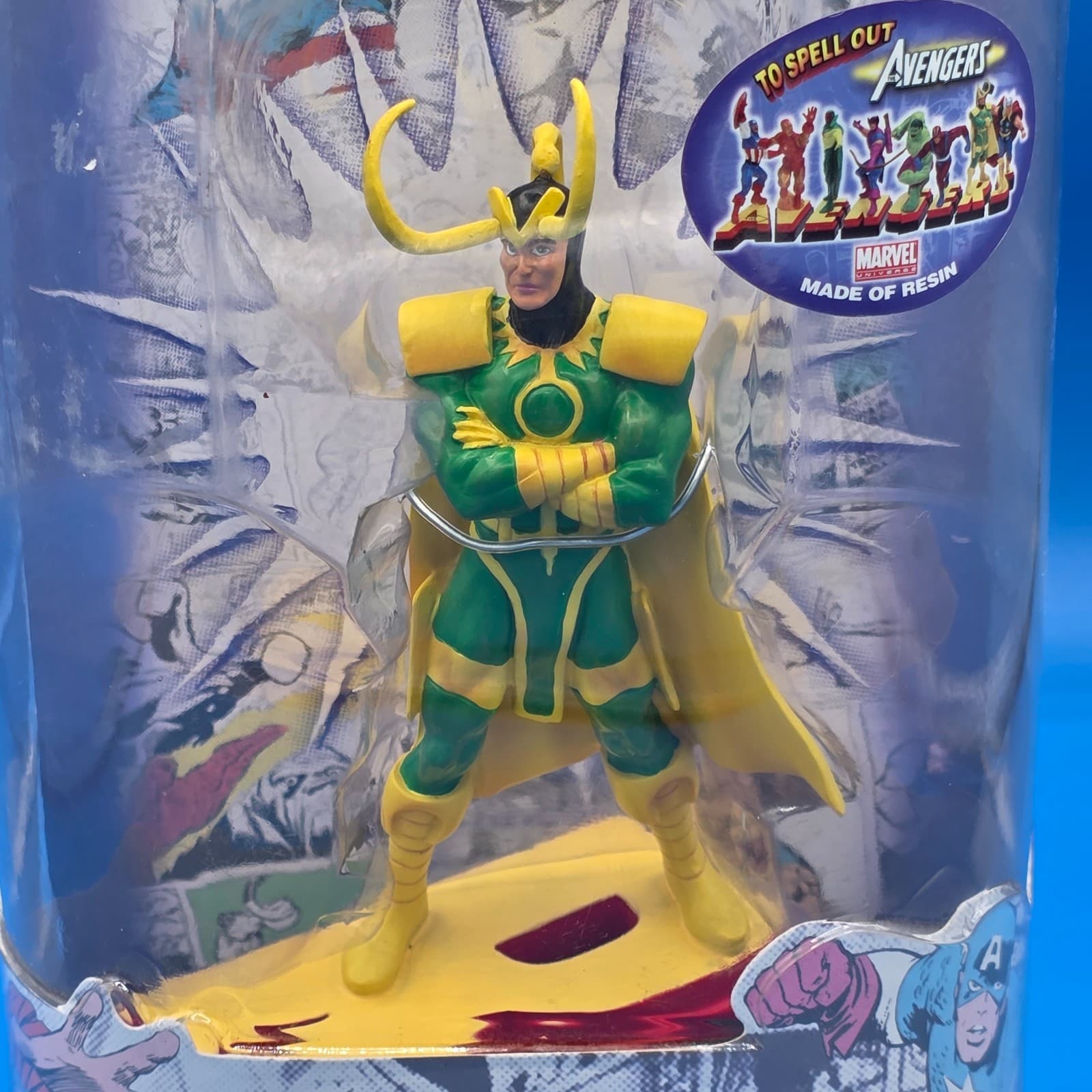 NEW MARVEL AVENGERS LOKI RESIN PAPERWEIGHT FIGURAL STATUE FIGURE SERIES 1 - Thumbnail 4