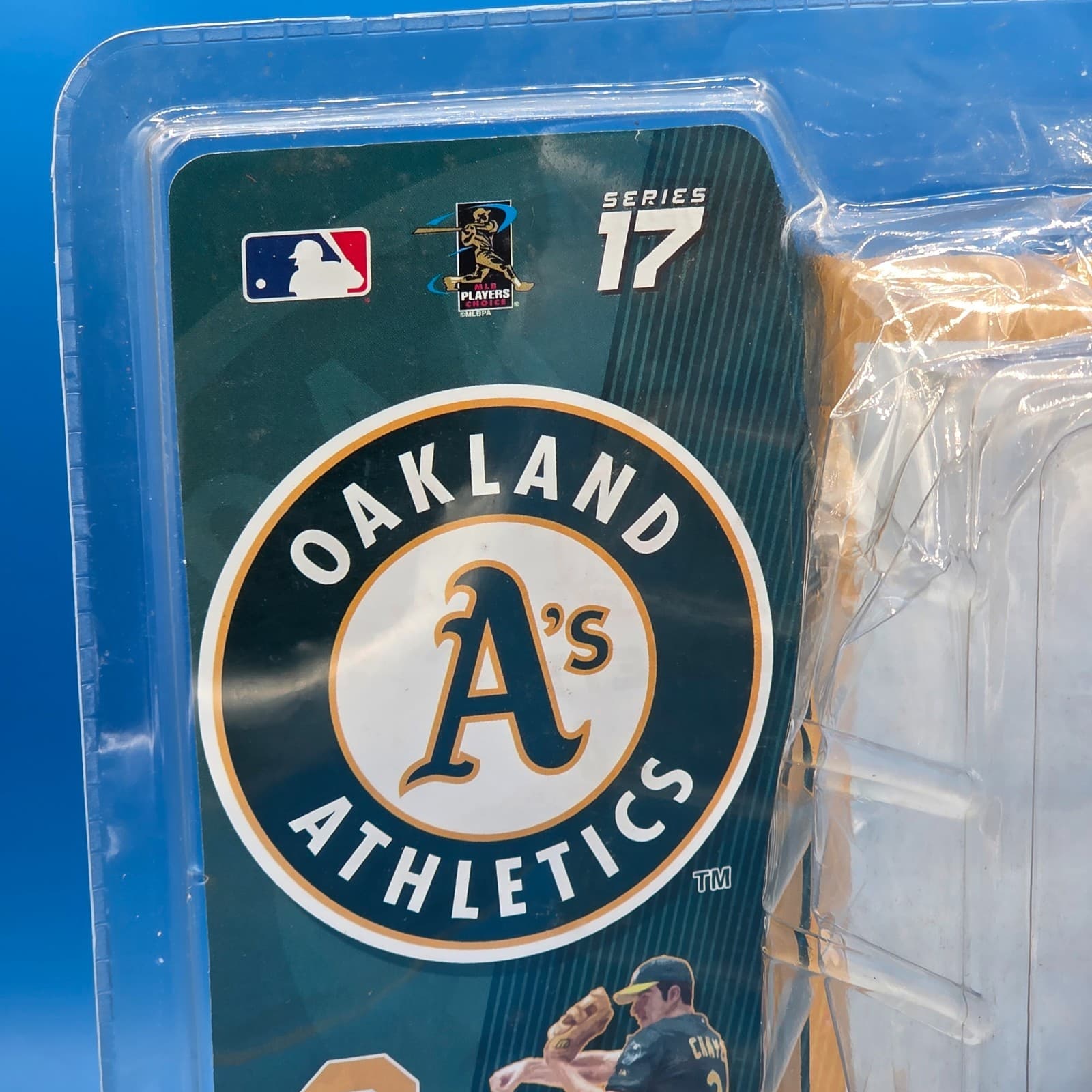 McFarlane Series 17 Eric Chavez Oakland A’s Green Variant Figure Discontinued - Thumbnail 3
