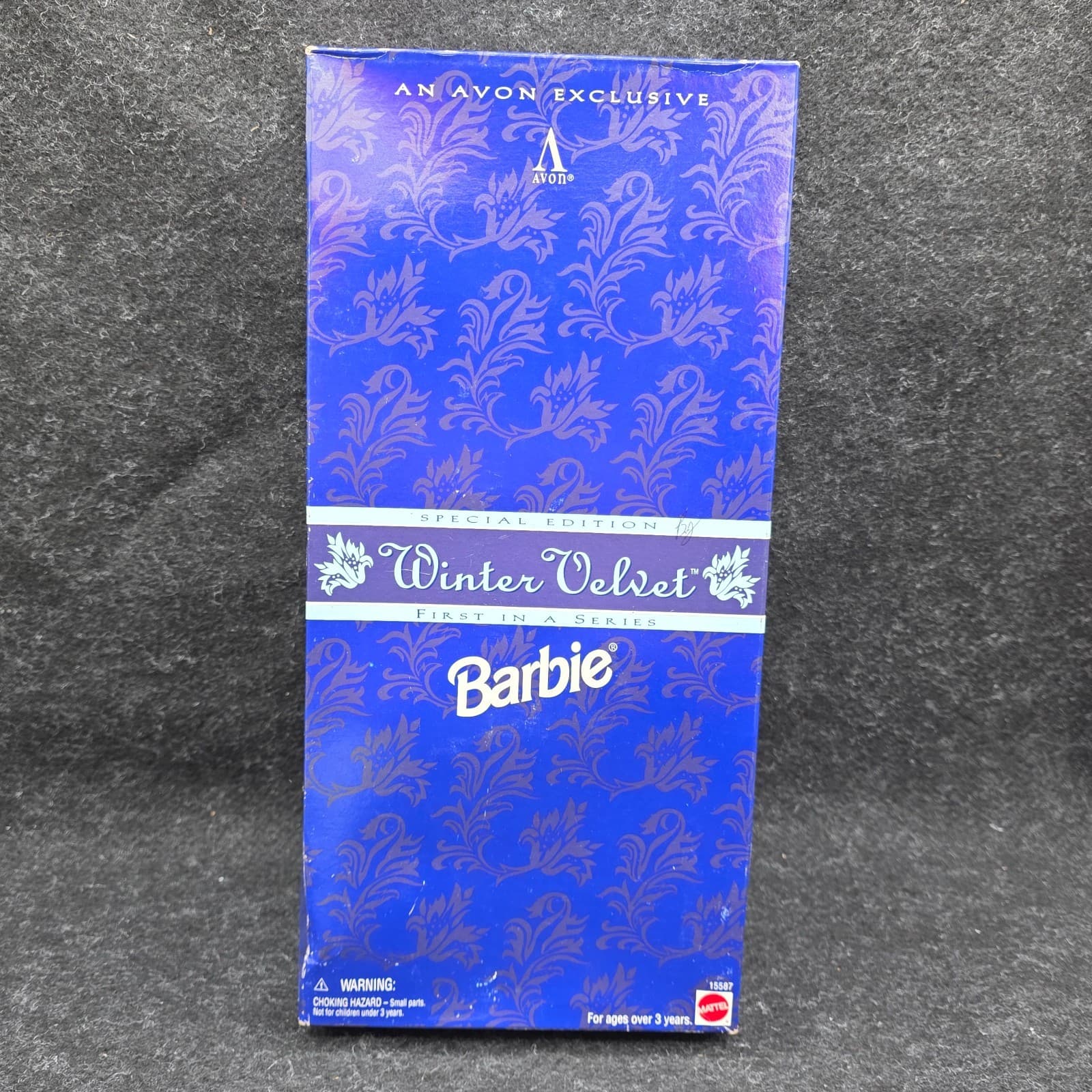 NEW Avon Winter Velvet African American Barbie Doll Special Edition Mattel 1995 - Thumbnail 2