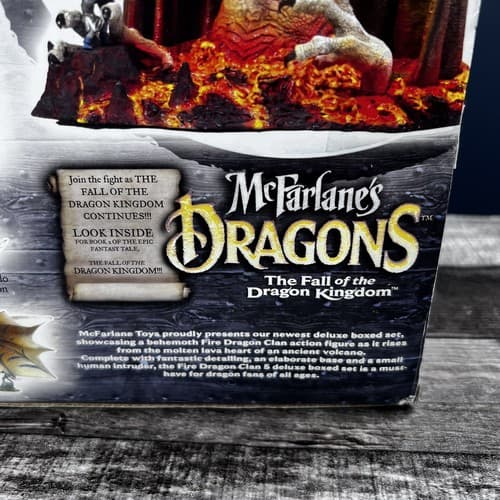 Vintage 2005 Mcfarlane Dragons Fire Dragon Clan 5 Figure Deluxe Box Set - Thumbnail 7
