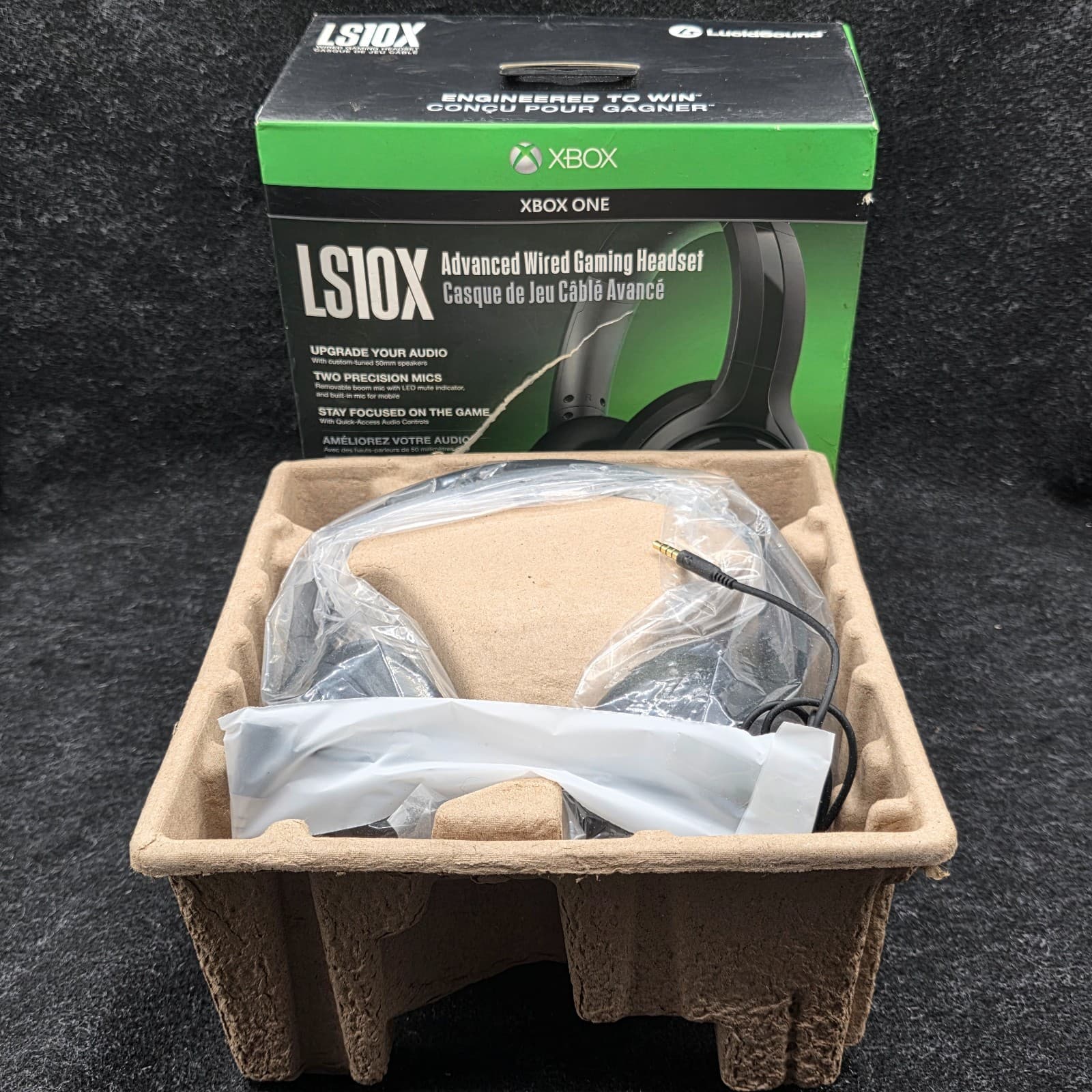 Lucid Sound LS10X Advanced Wired Gaming Headset for Xbox One OPEN BOX
