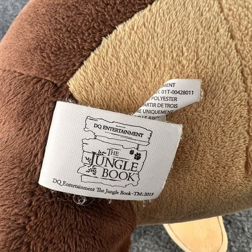 2015 Fiesta The Jungle Book Movie 15” Baloo Bear Plush DQ Entertainment - Thumbnail 9