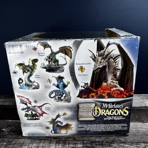 Vintage 2005 Mcfarlane Dragons Fire Dragon Clan 5 Figure Deluxe Box Set - Thumbnail 5