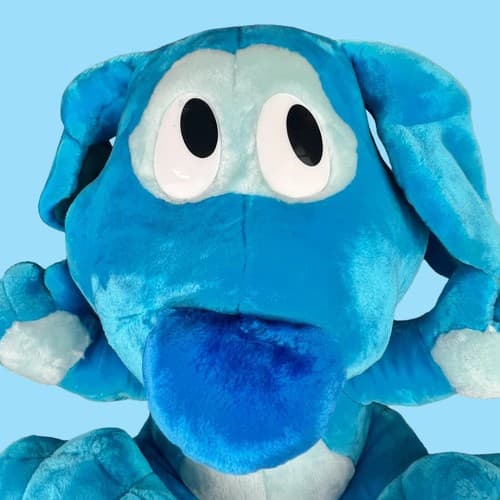 Vintage Huge 21” Blues Clues Bean Bag Plush Stuffed Animal Play By Play RARE - Thumbnail 2