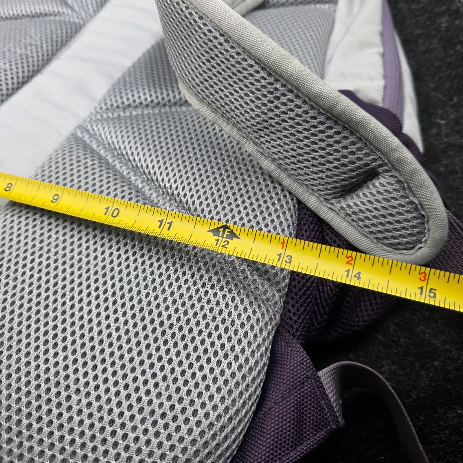 The North Face Haystack Backpack GRAY WHITE Purple Laptop DaypacK - Thumbnail 18