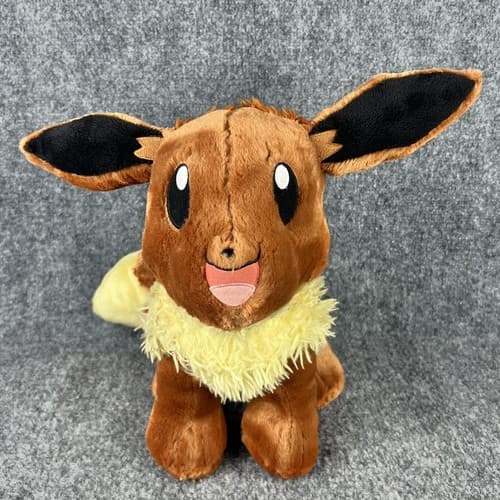 NO SOUND Pokemon Build A Bear 16" EEVEE Plush Stuffed Animal Fox 2017 BAB - Thumbnail 2