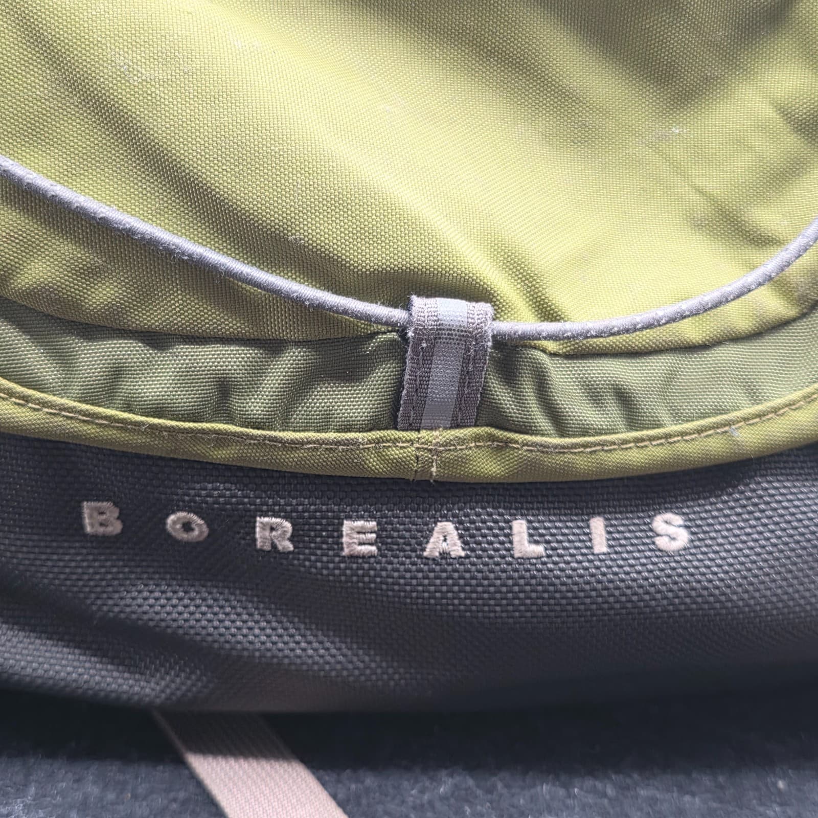 The North Face Borealis Green GRAY Backpack 19in Laptop Travel Daypack School - Thumbnail 2