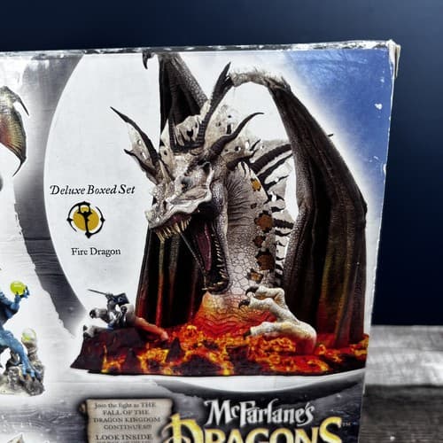 Vintage 2005 Mcfarlane Dragons Fire Dragon Clan 5 Figure Deluxe Box Set - Thumbnail 6