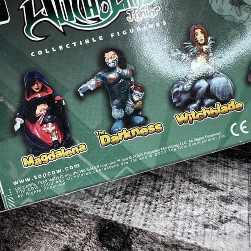 Vintage 2003 Palisades Toys Hitchblade Junior figure set NEW - Thumbnail 9