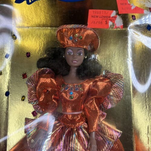 Vintage 1993 Imani Splendor Doll 30040 African American OLMEC Toys New NRFB - Thumbnail 2