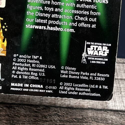 Star Wars Disney Star Tours WEG-1618 Droid Action Figure 2002 Exclusive - Thumbnail 5