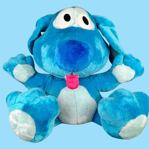 Vintage Huge 21” Blues Clues Bean Bag Plush Stuffed Animal Play By Play RARE - Thumbnail 3