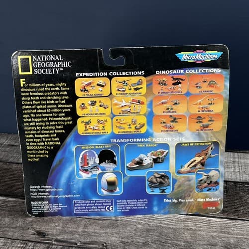 1998 National Geographic Collection #1 Micro Machines Dinosaur Fossils play set - Thumbnail 6