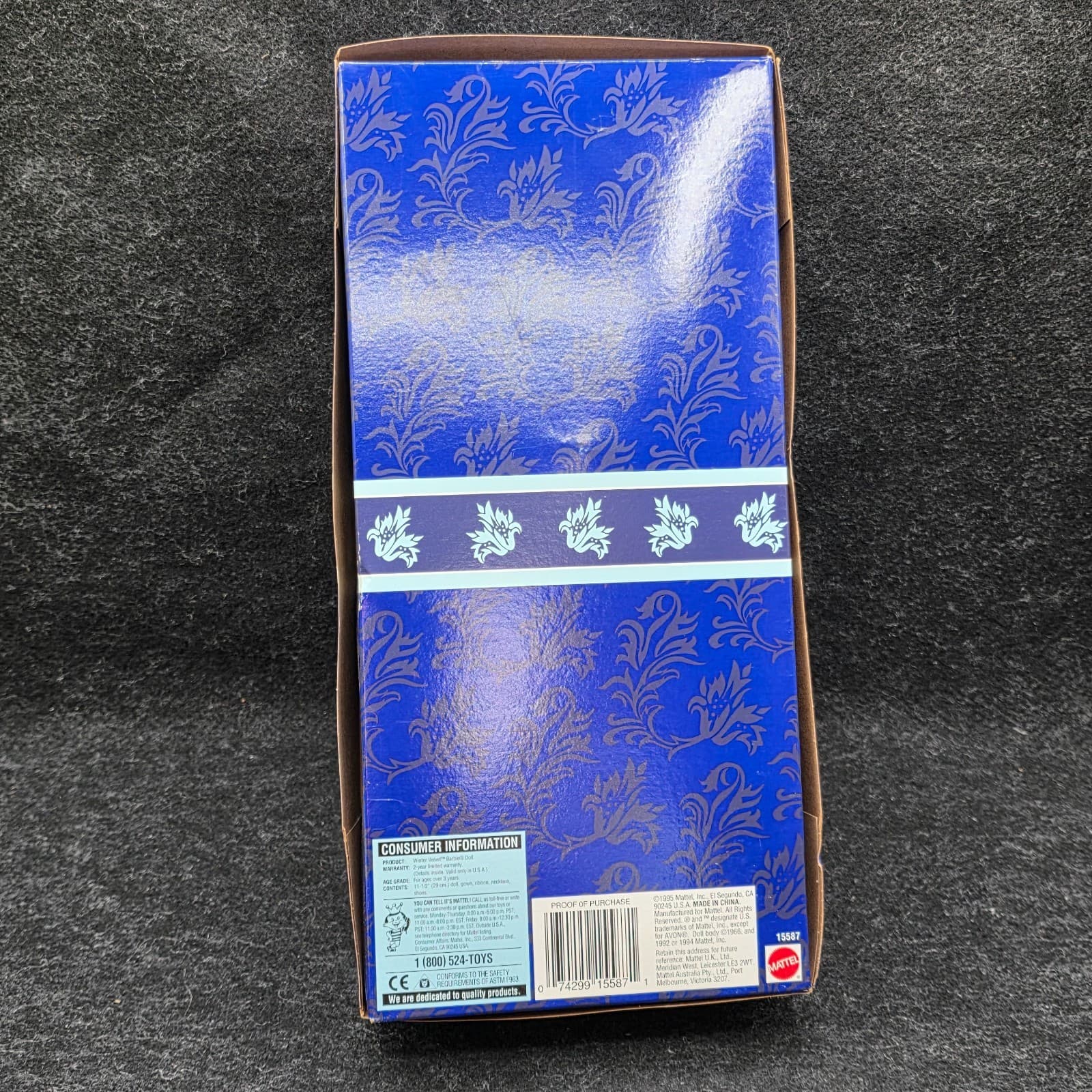 NEW Avon Winter Velvet African American Barbie Doll Special Edition Mattel 1995 - Thumbnail 8