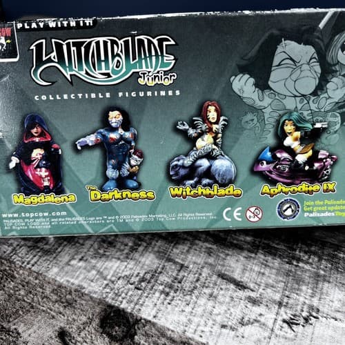 Vintage 2003 Palisades Toys Hitchblade Junior figure set NEW - Thumbnail 10
