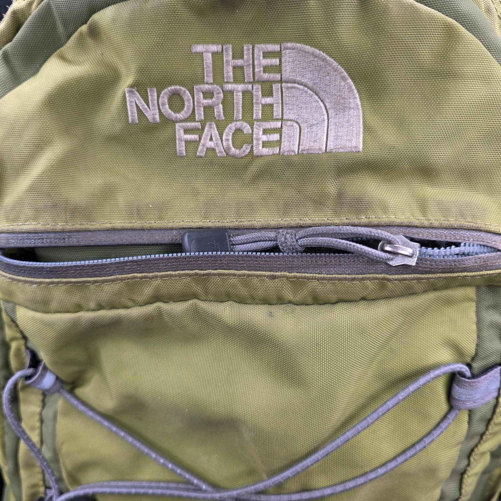 The North Face Borealis Green GRAY Backpack 19in Laptop Travel Daypack School - Thumbnail 3