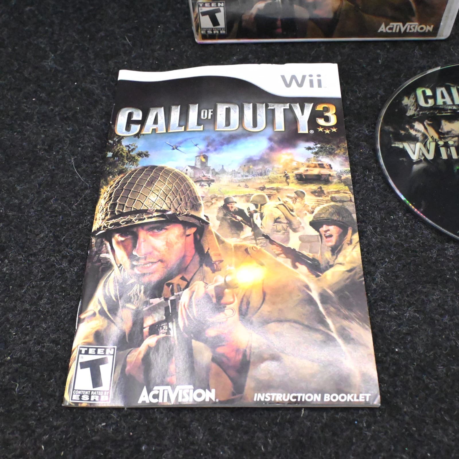 Call of Duty 3 (Nintendo Wii) CIB COMPLETE & TESTED - Thumbnail 3