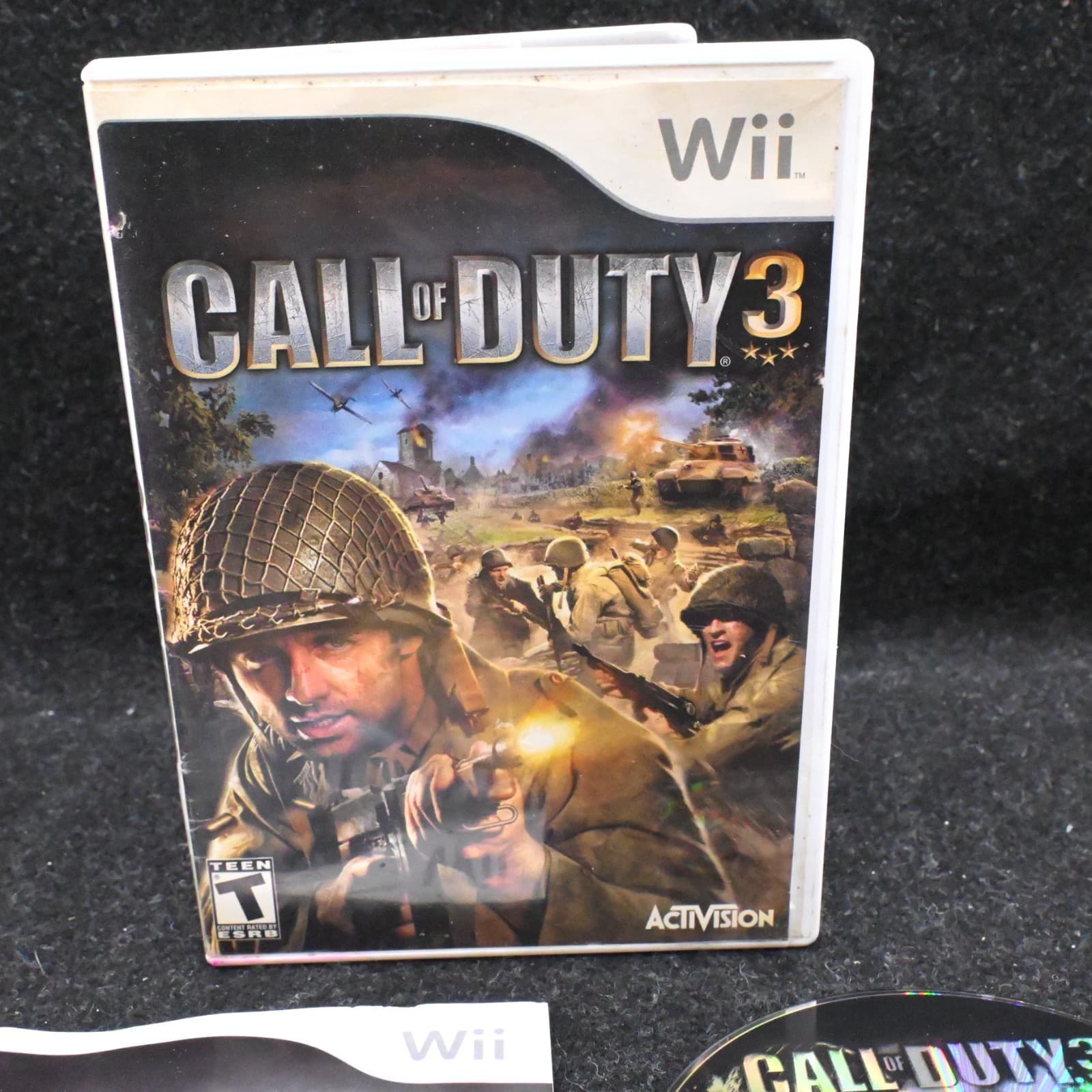 Call of Duty 3 (Nintendo Wii) CIB COMPLETE & TESTED - Thumbnail 4