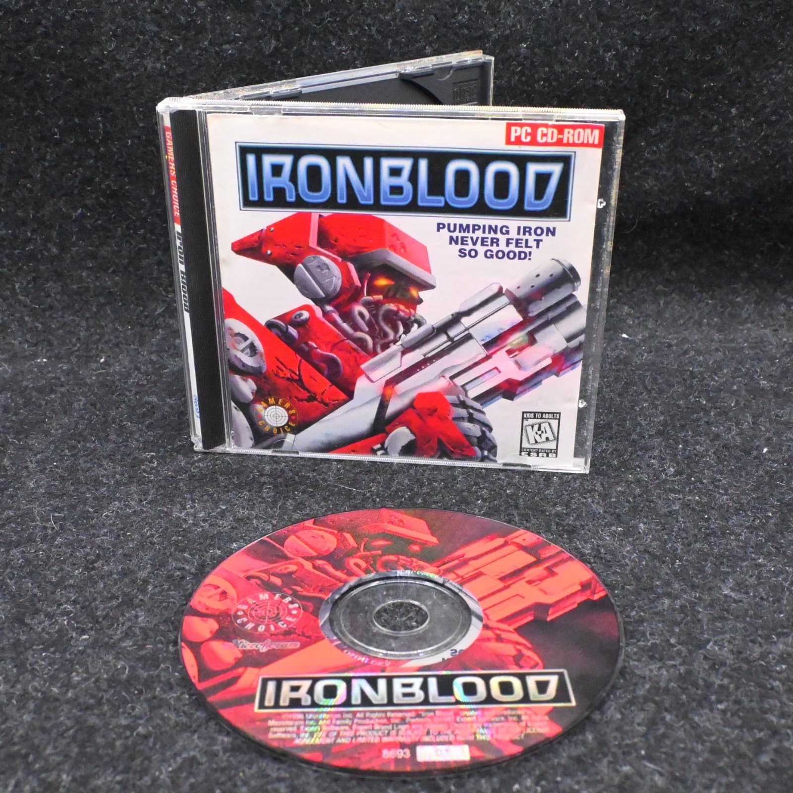 Iron Blood CD-ROM for Windows PC, Microforum, Expert Software 1996