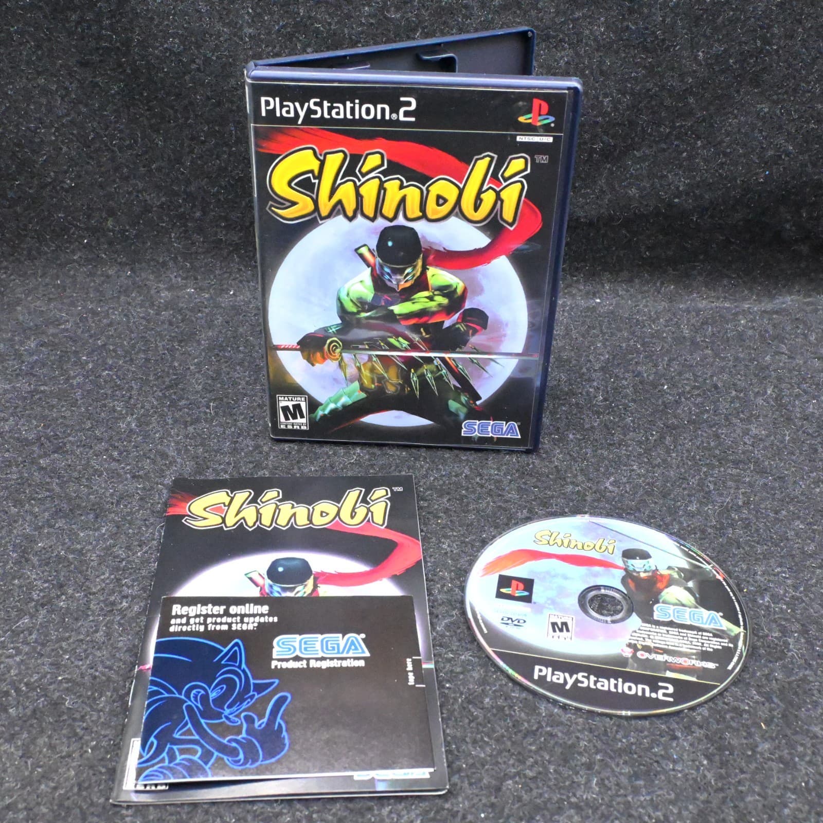 PS2 Game - Shinobi (Sony PlayStation 2, 2002) CIB Complete - Tested